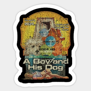 A Boy And His Dog 1975 Sticker